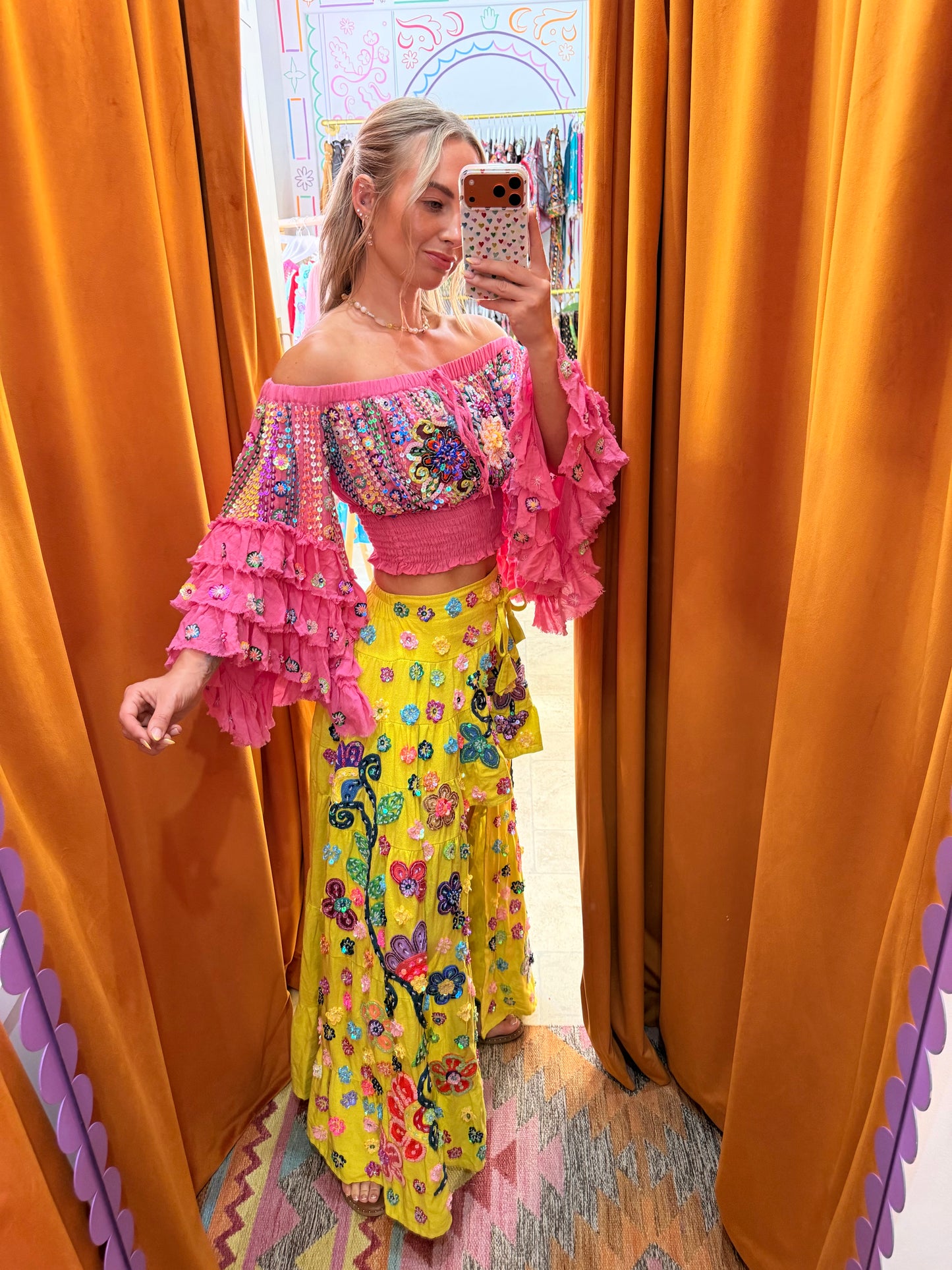 Gypsy Soul Ibiza Skirt in Yellow