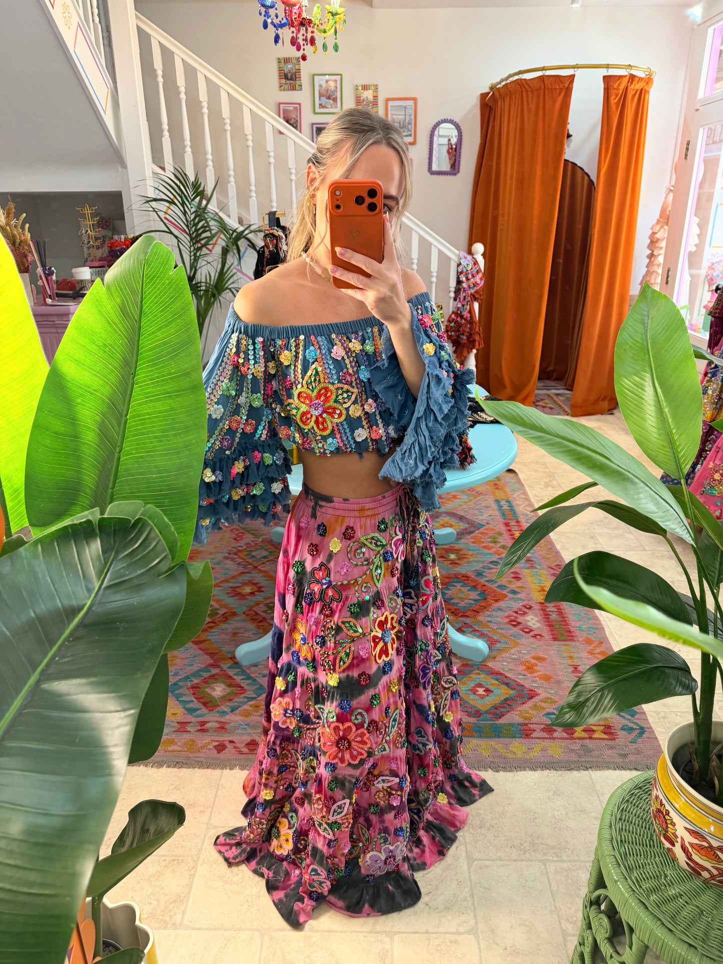 Gypsy Soul Ibiza Tie Dye Skirt