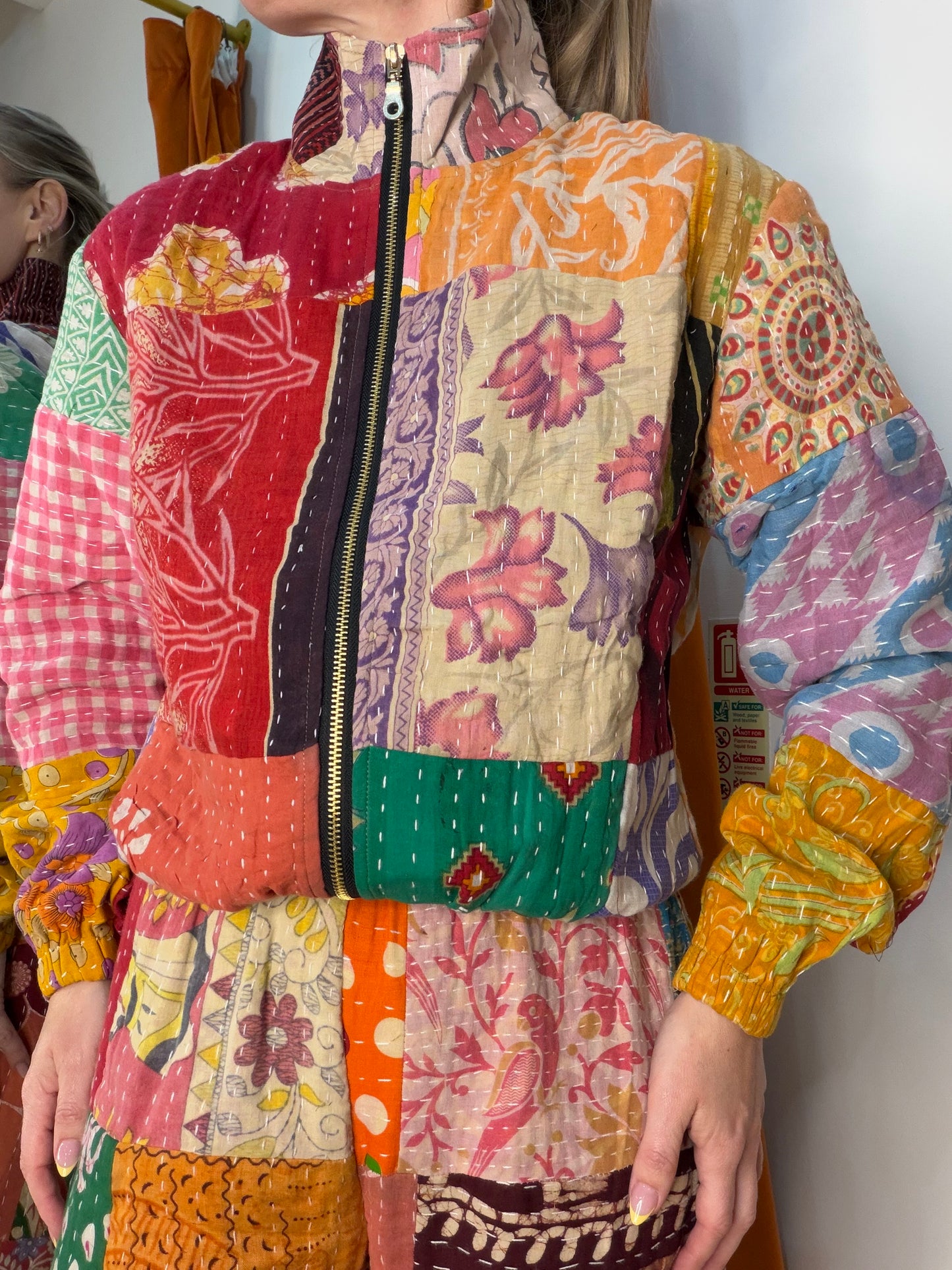 Blanket Kantha Bomber - 9 - UK 10