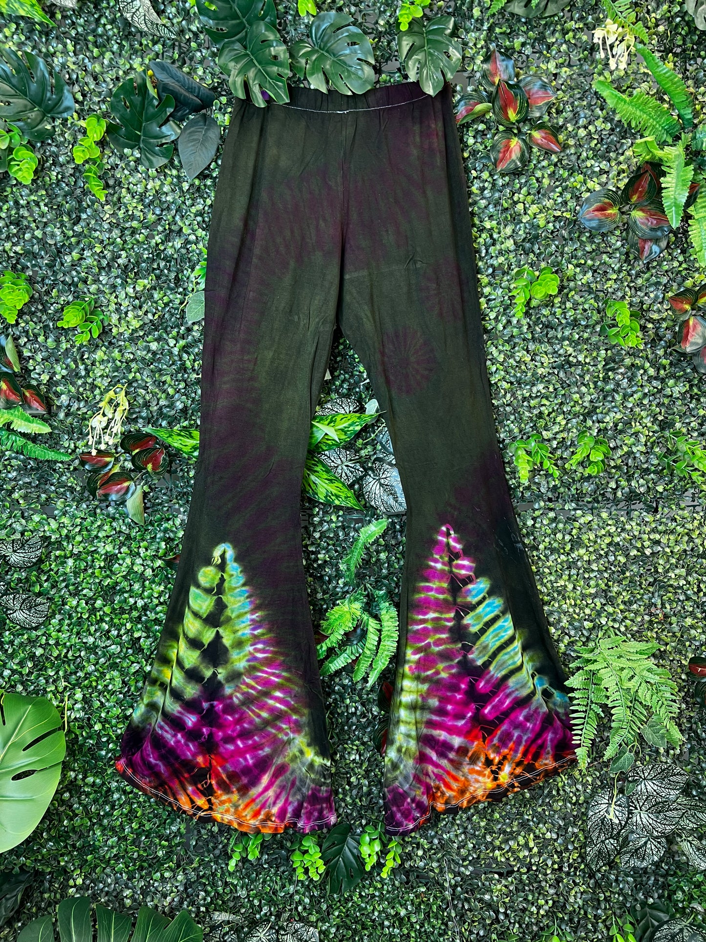 Tie Dye Flare - Green 1