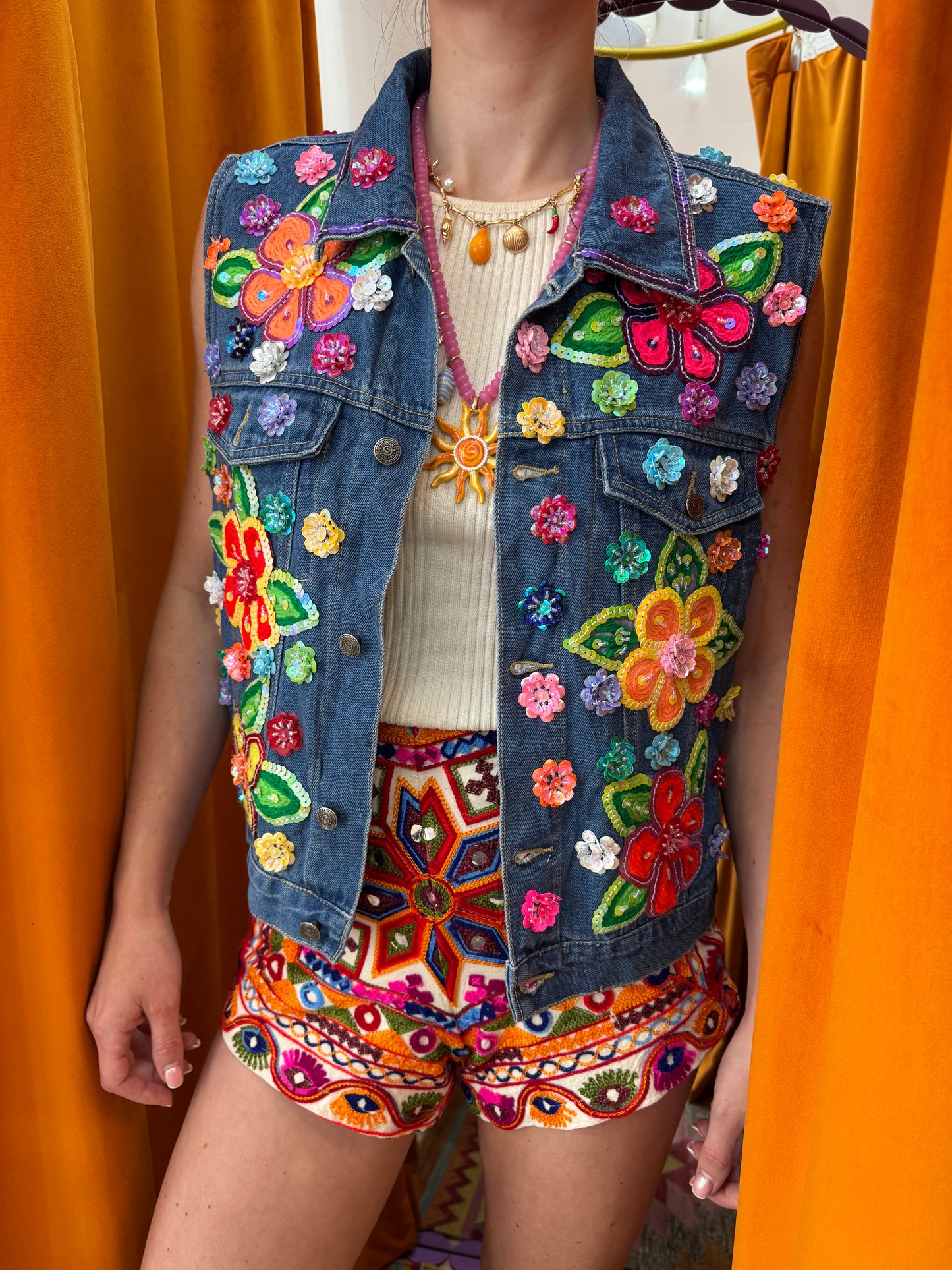 Gypsy Soul Denim Gilet - 2