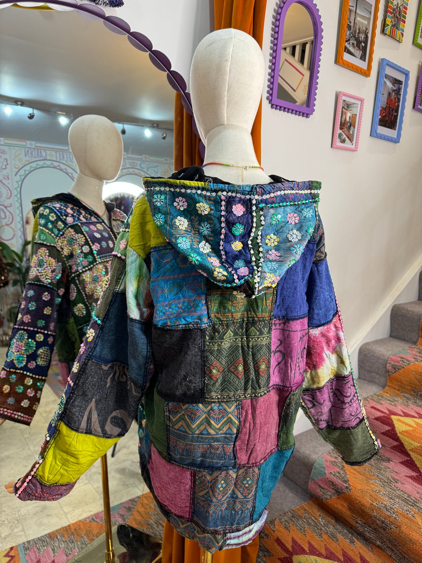 Gypsy Soul Patchwork Hoodie - 1