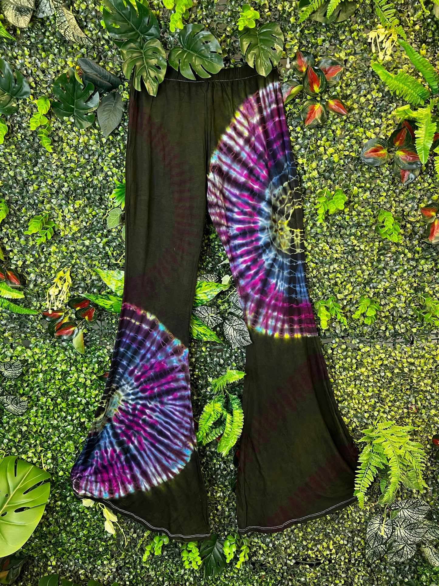 Tie Dye Flare - Green 8