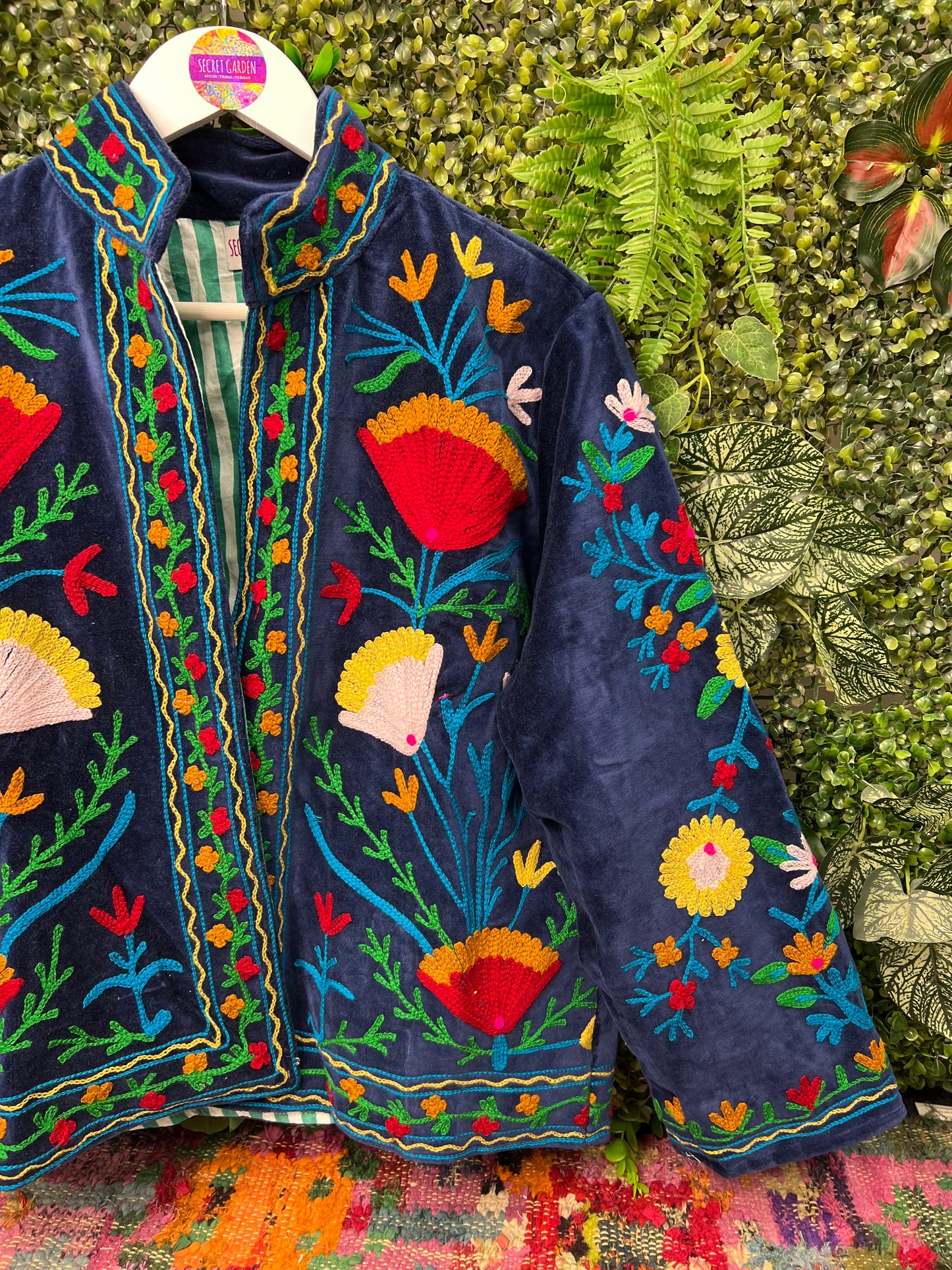 Velvet Suzani Kimono Jacket