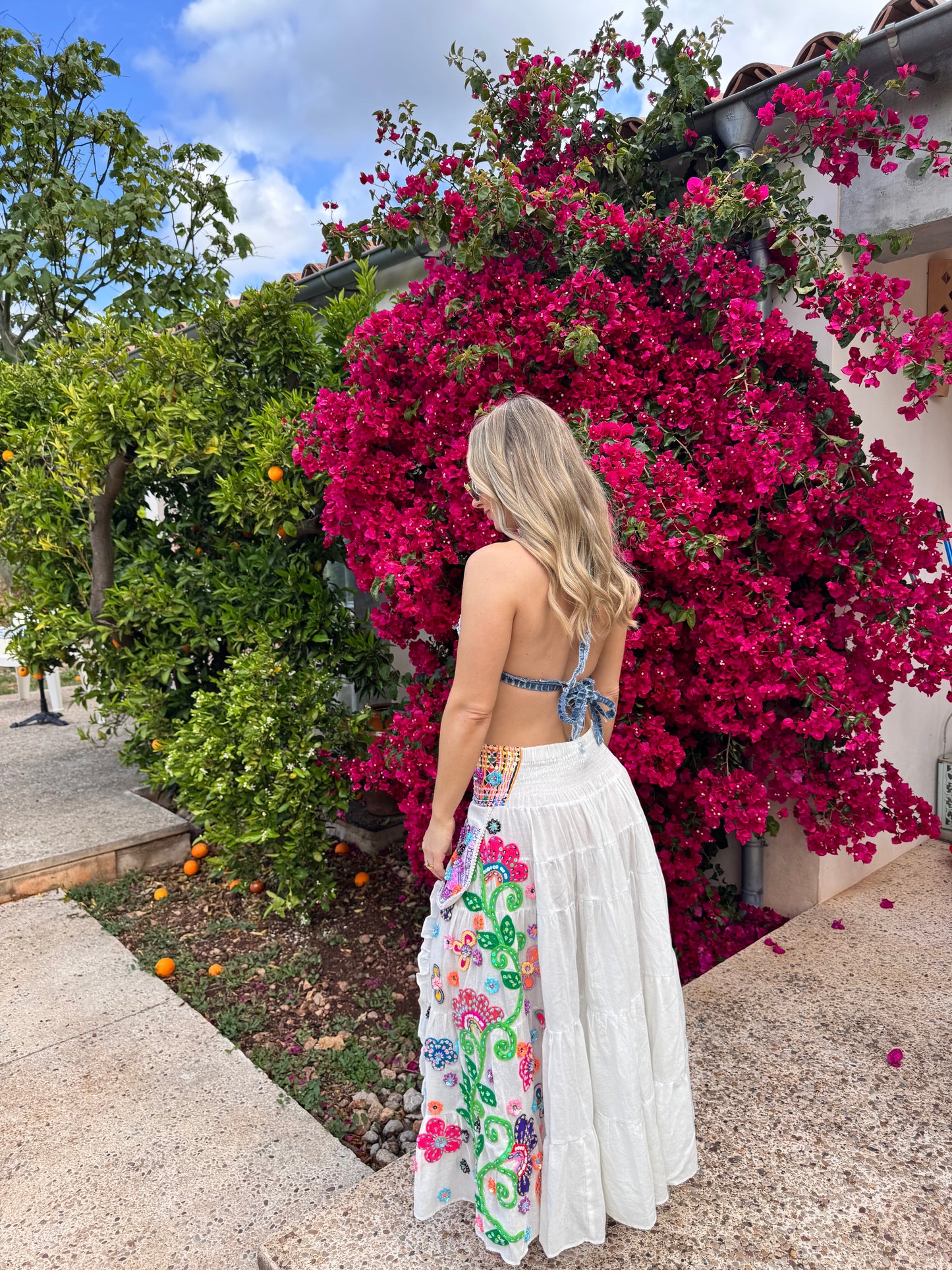 Gypsy Soul Ibiza Skirt White - 3