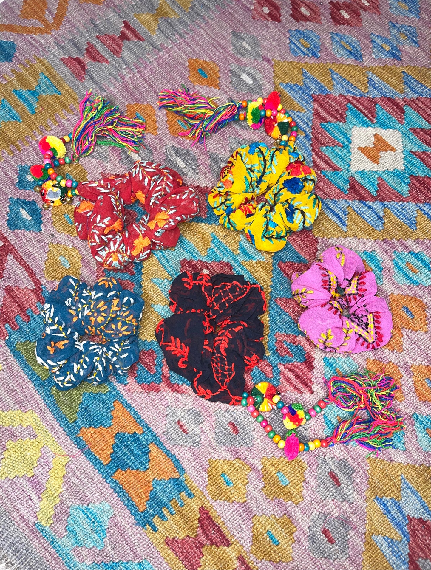 Phulkari Scrunchie