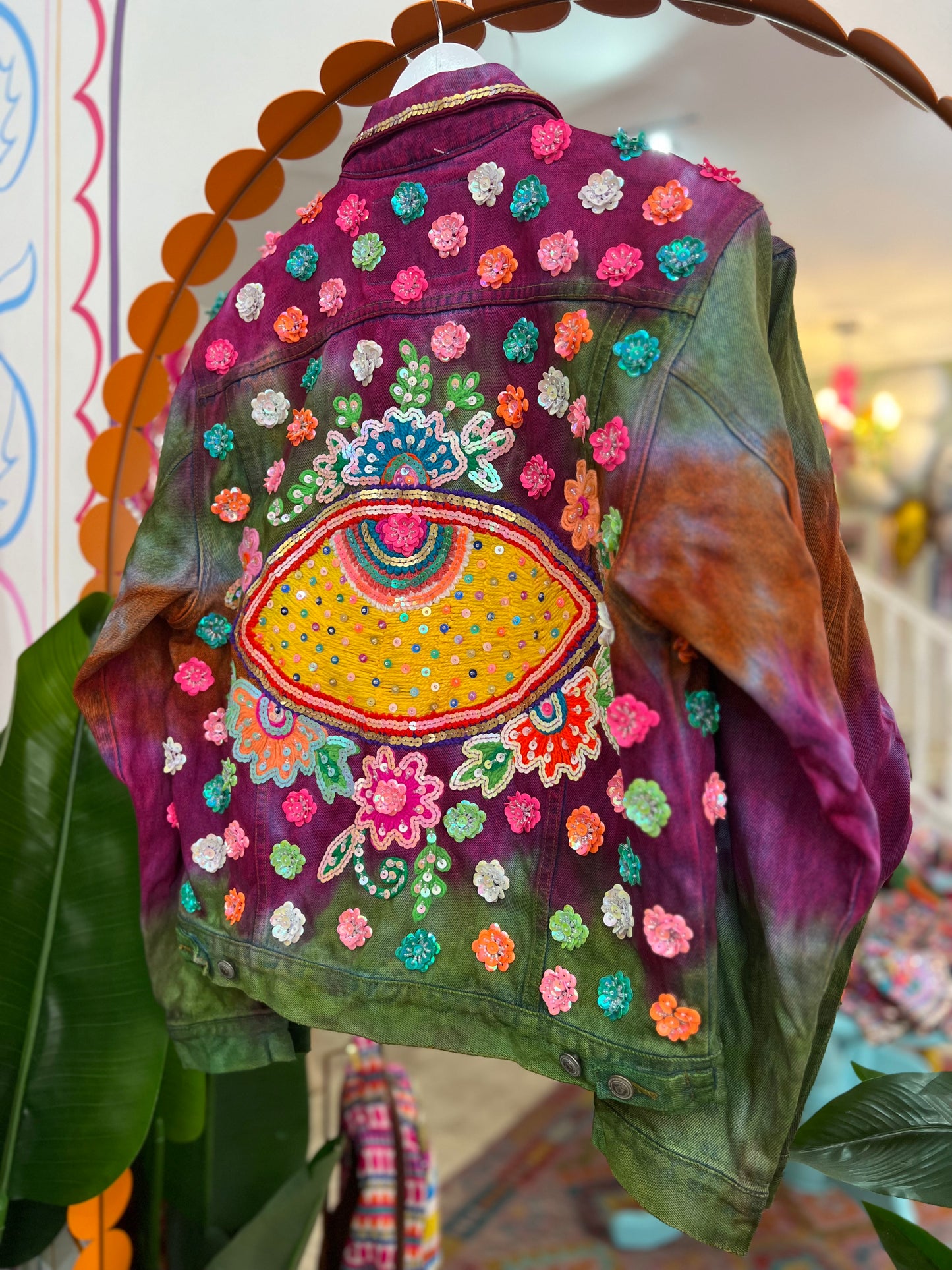 Gypsy Soul Denim Tie Dye Jacket - 2