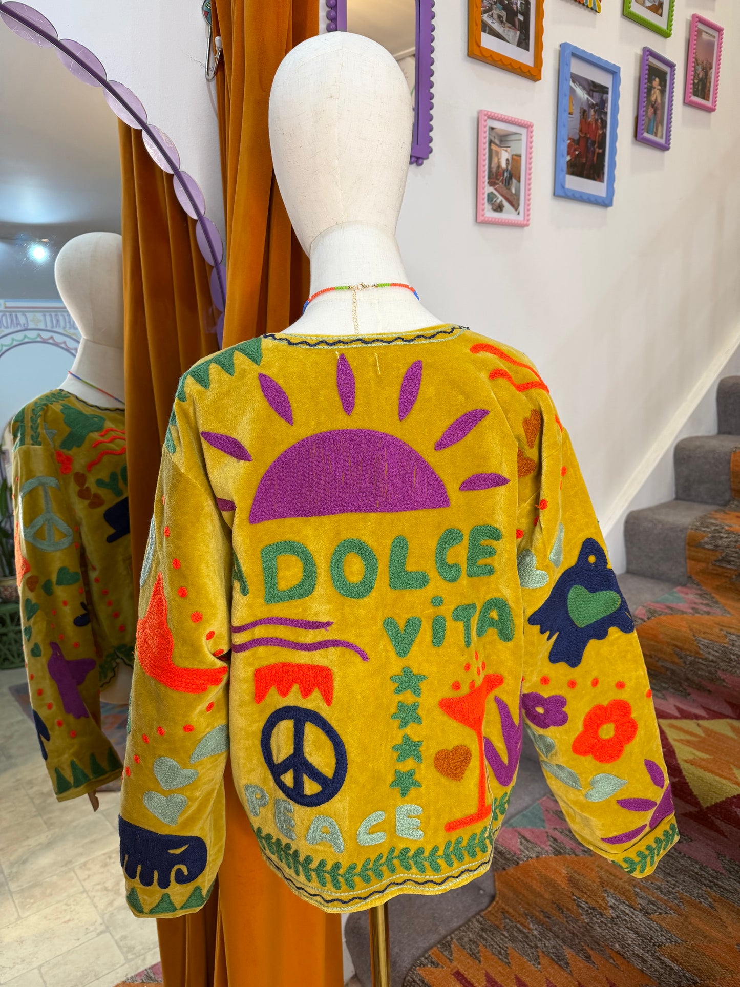 Joy Velvet Duster Jacket - 12