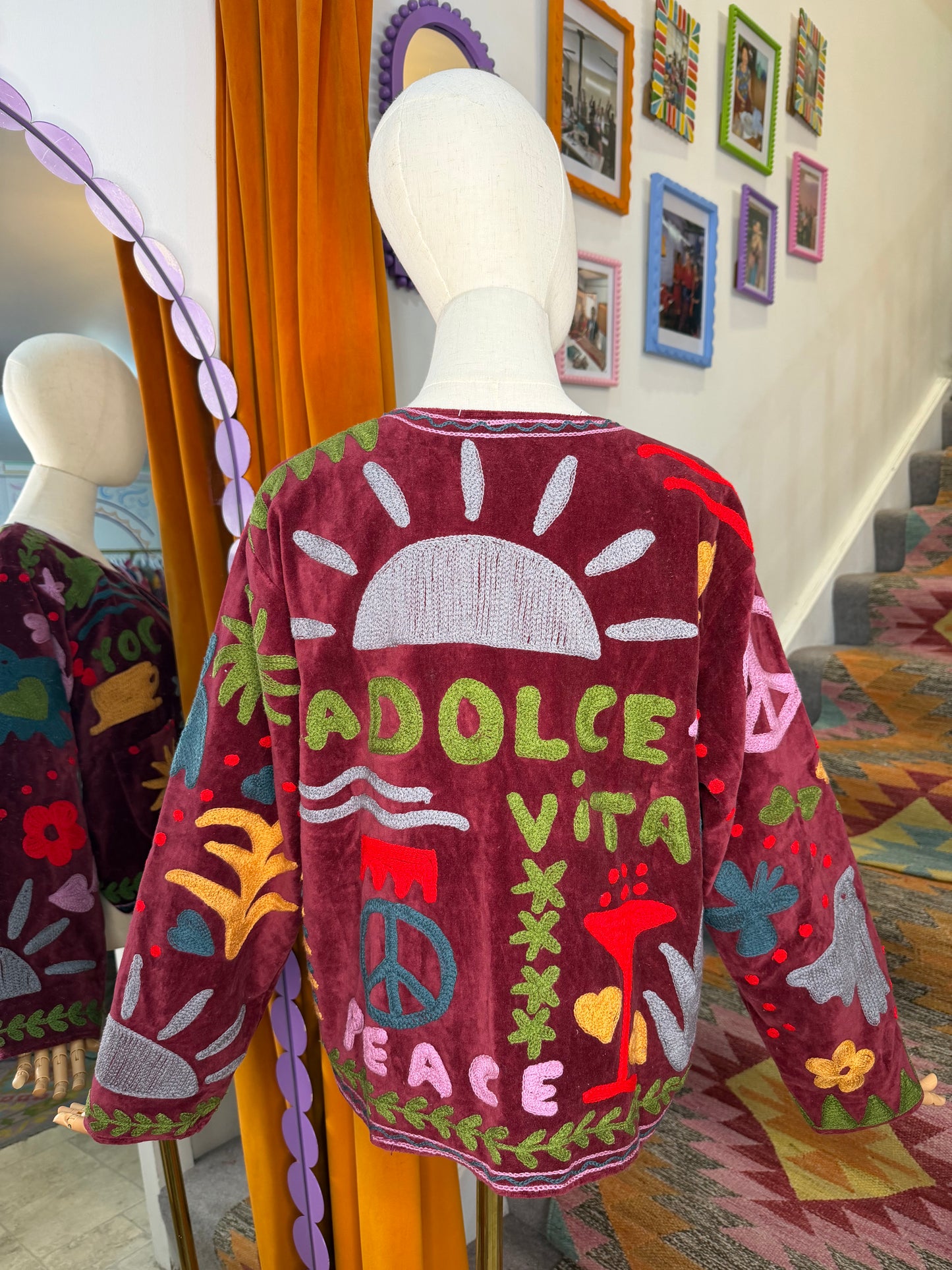 Joy Velvet Duster Jacket - 3