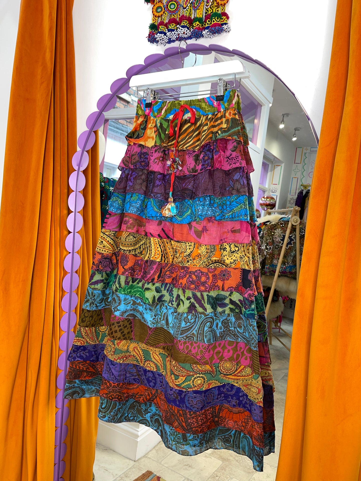 Ruffle Maxi Skirt - 4