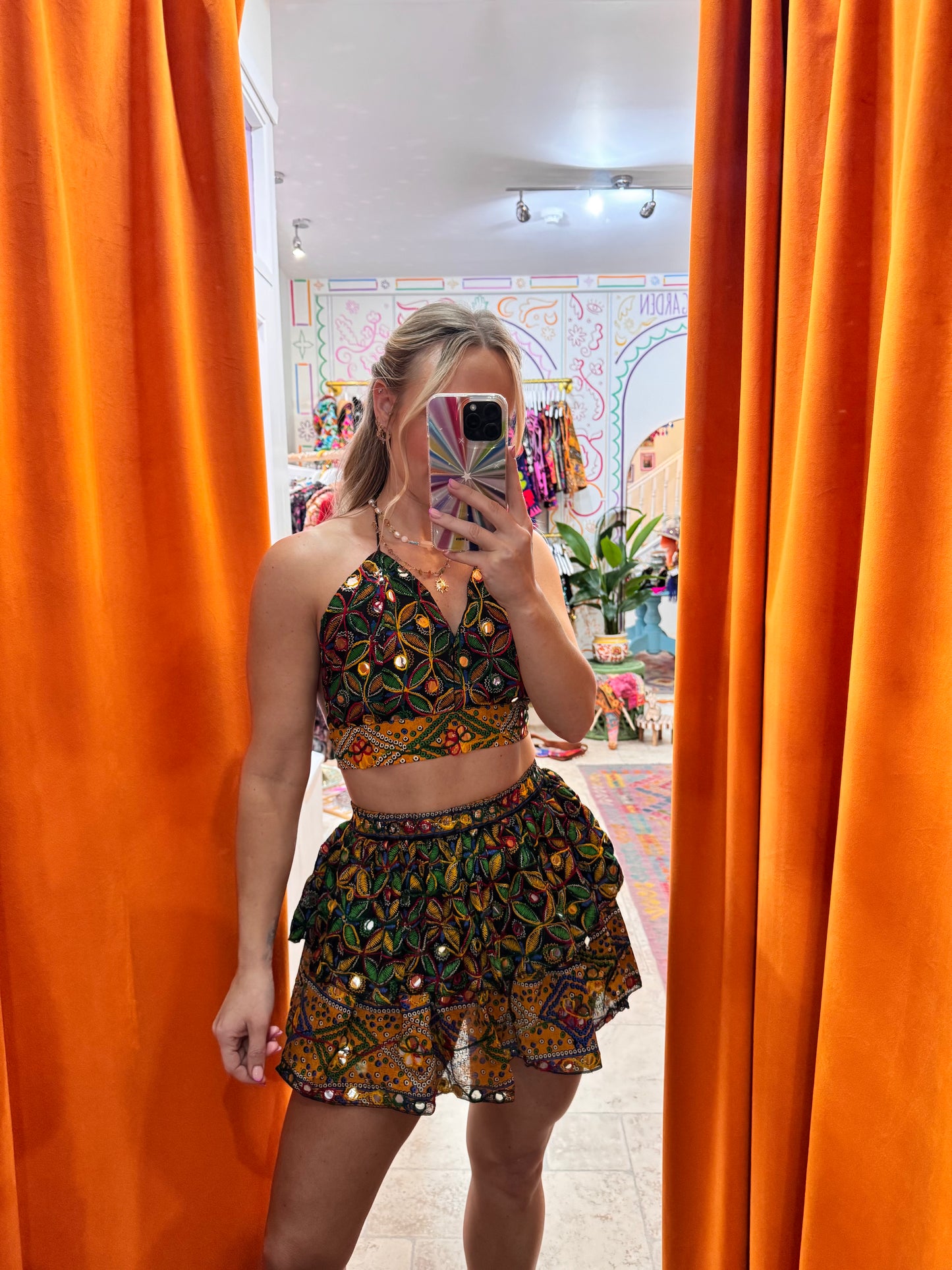 Frida Mini Mirror Top & Skirt