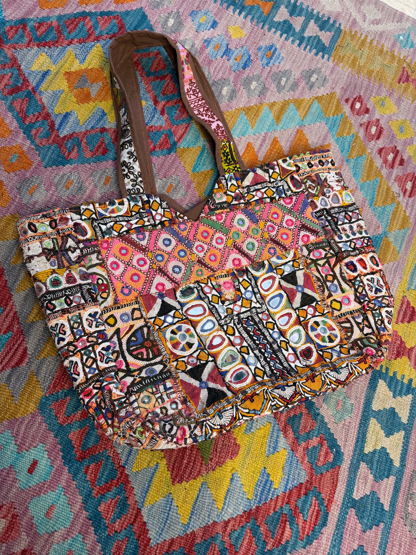 Vintage Shoulder Banjara Tote Bag - 3