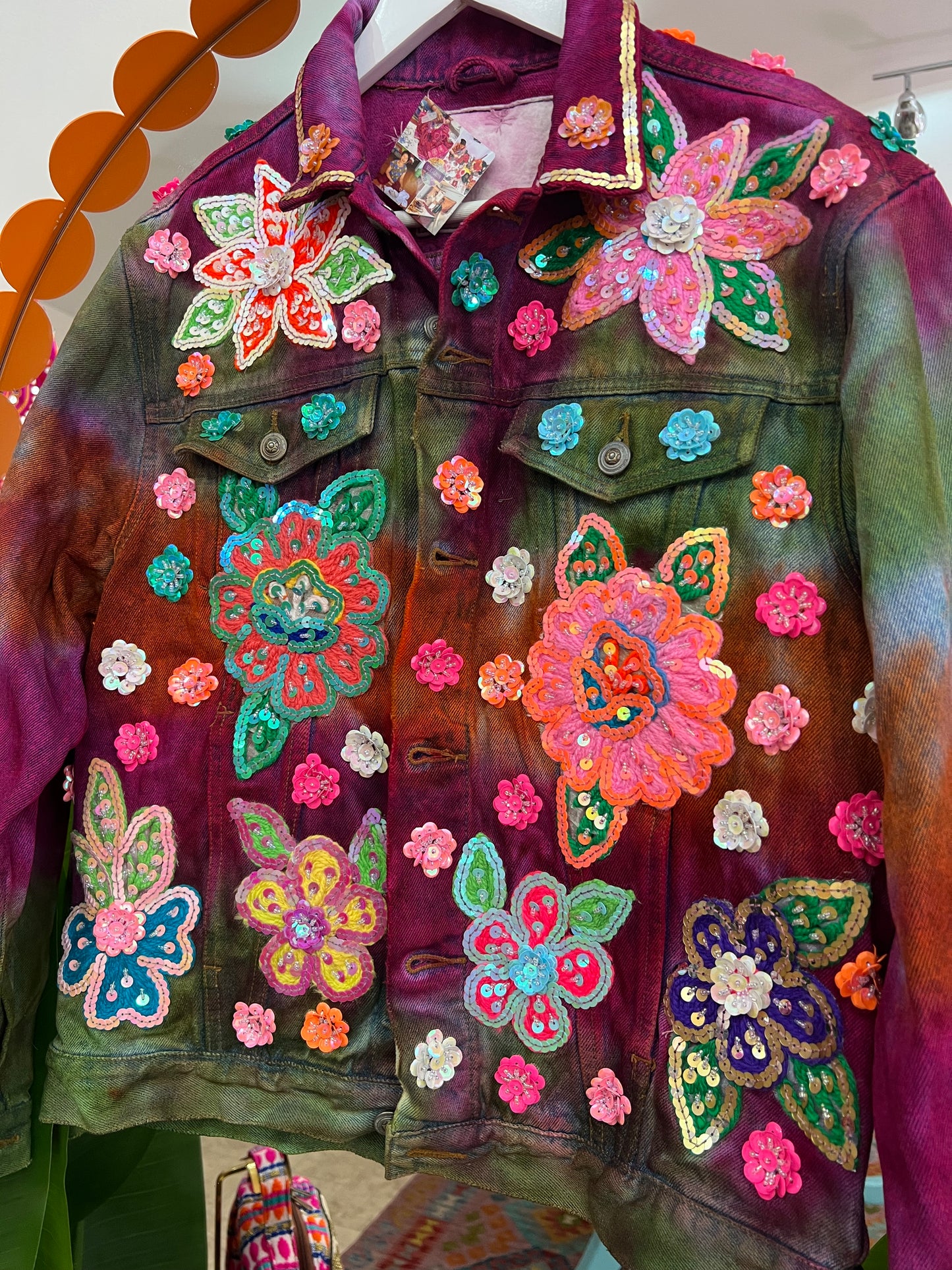 Gypsy Soul Denim Tie Dye Jacket - 2