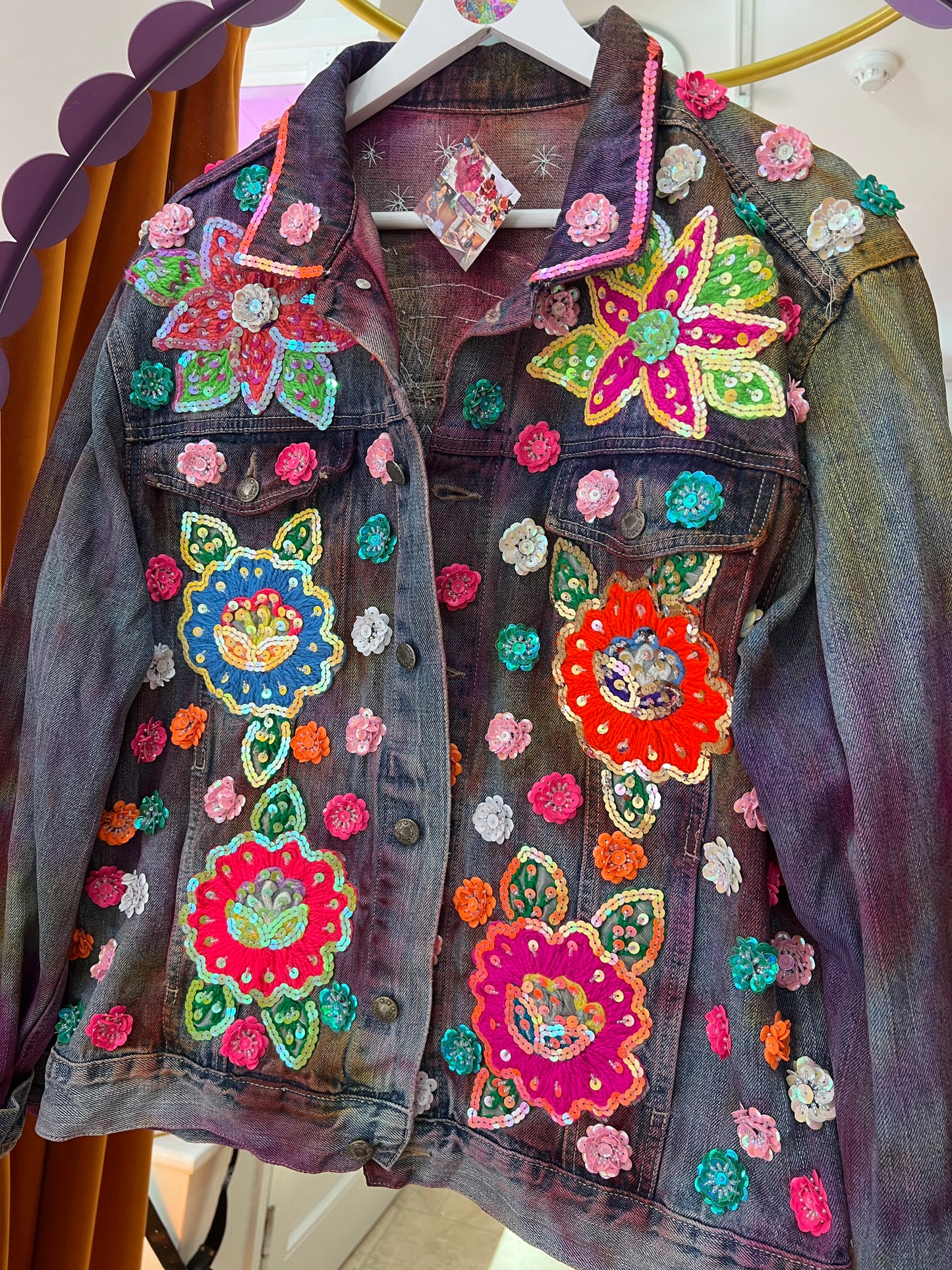 Gypsy Soul Denim Tie Dye Jacket - 3