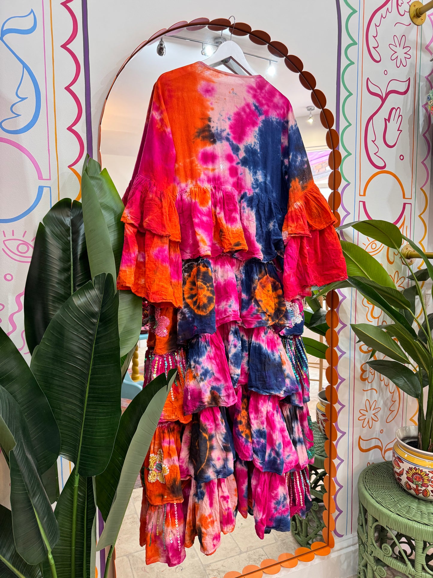 Gypsy Soul Maxi Kimono Ruffle Jacket