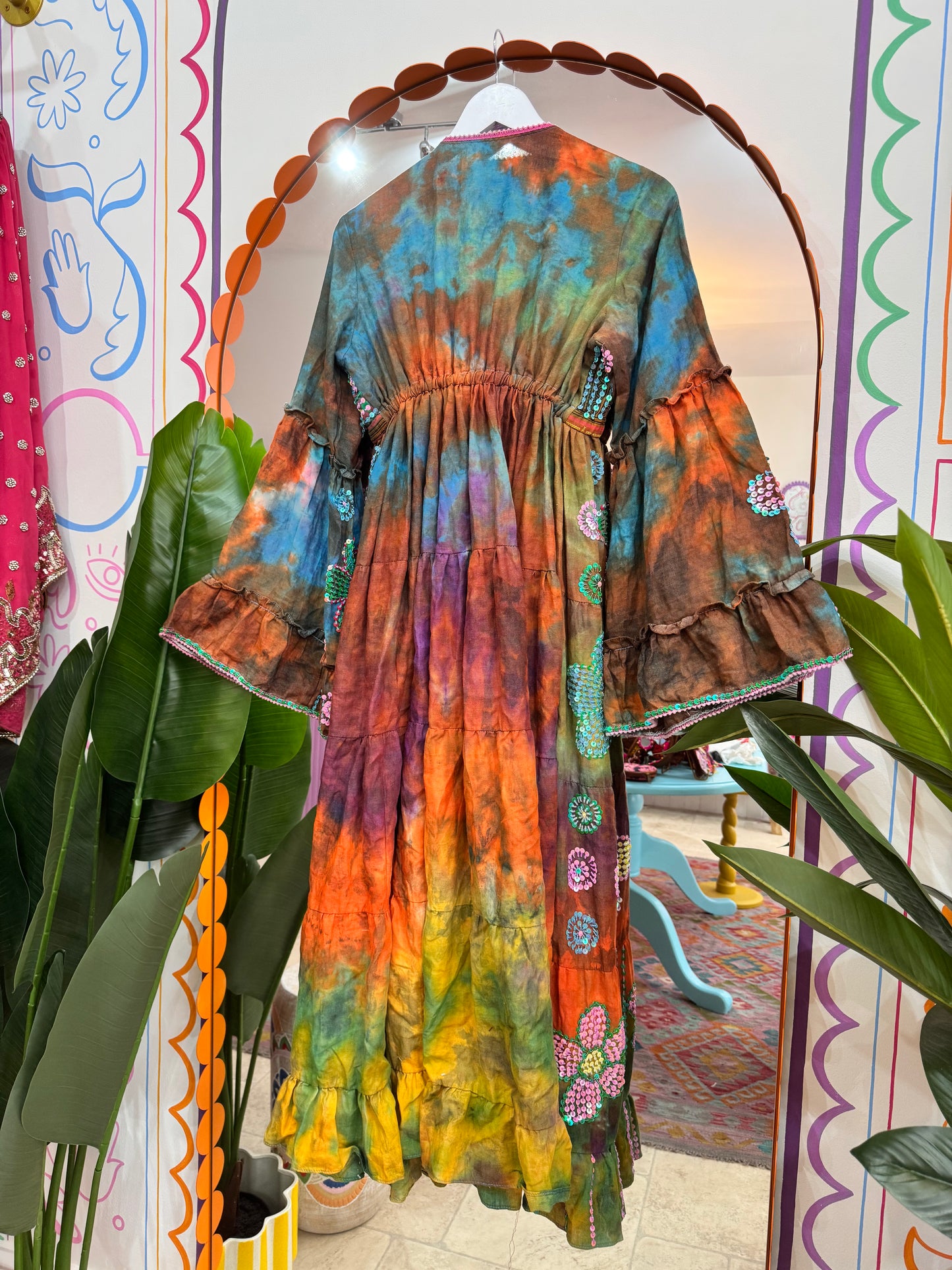 Gypsy Soul Maxi Kimono Ruffle Jacket - 1