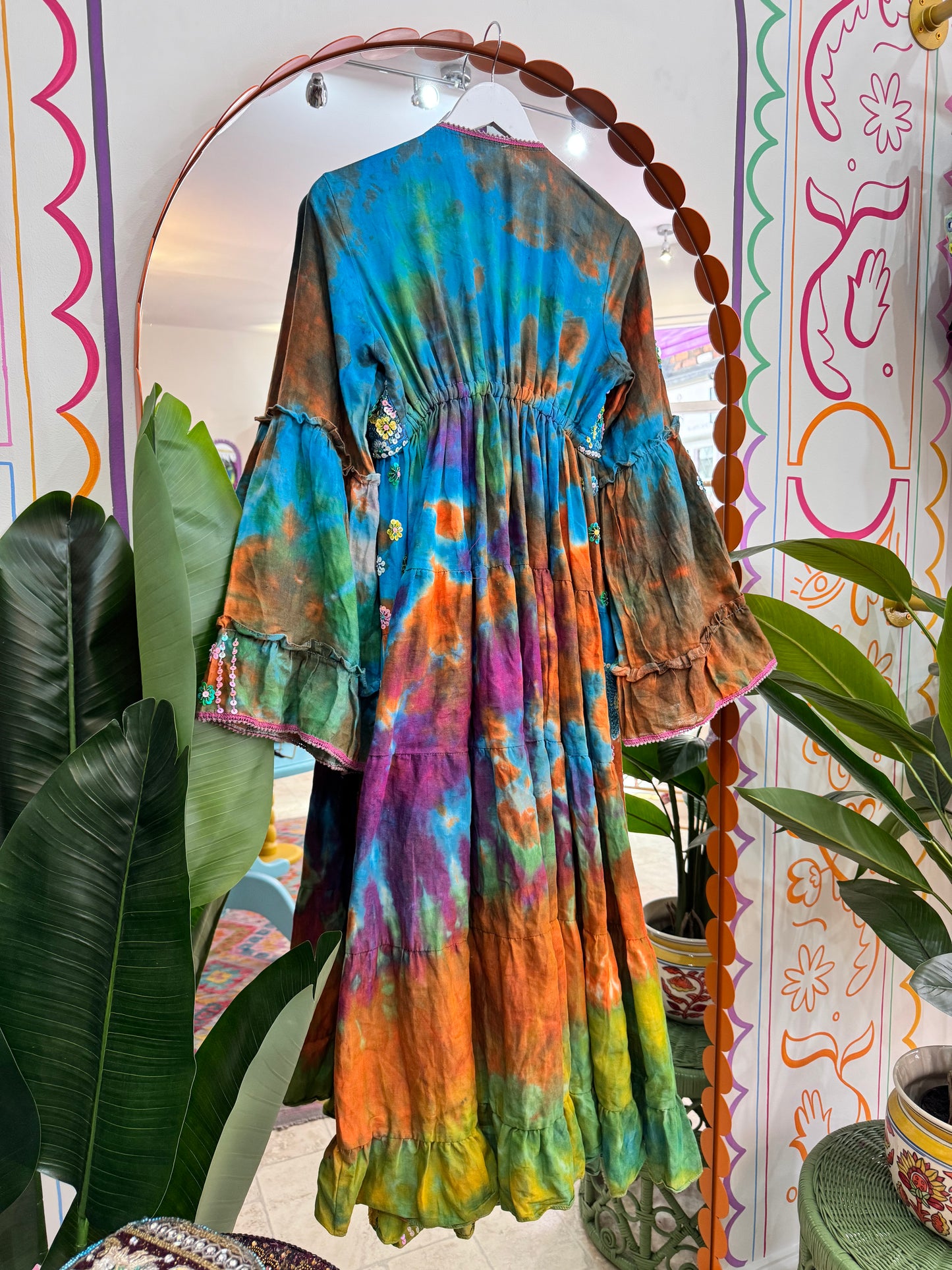 Gypsy Soul Maxi Kimono Ruffle Jacket - 3