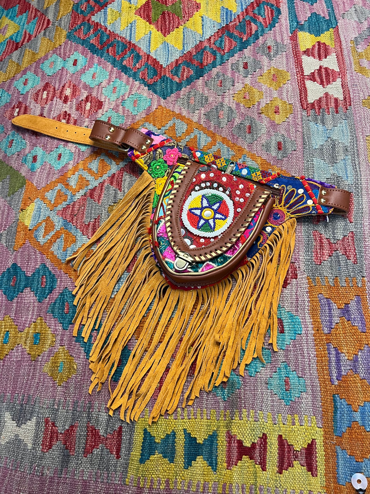 Boho Tassel Bumbag Belt - 7