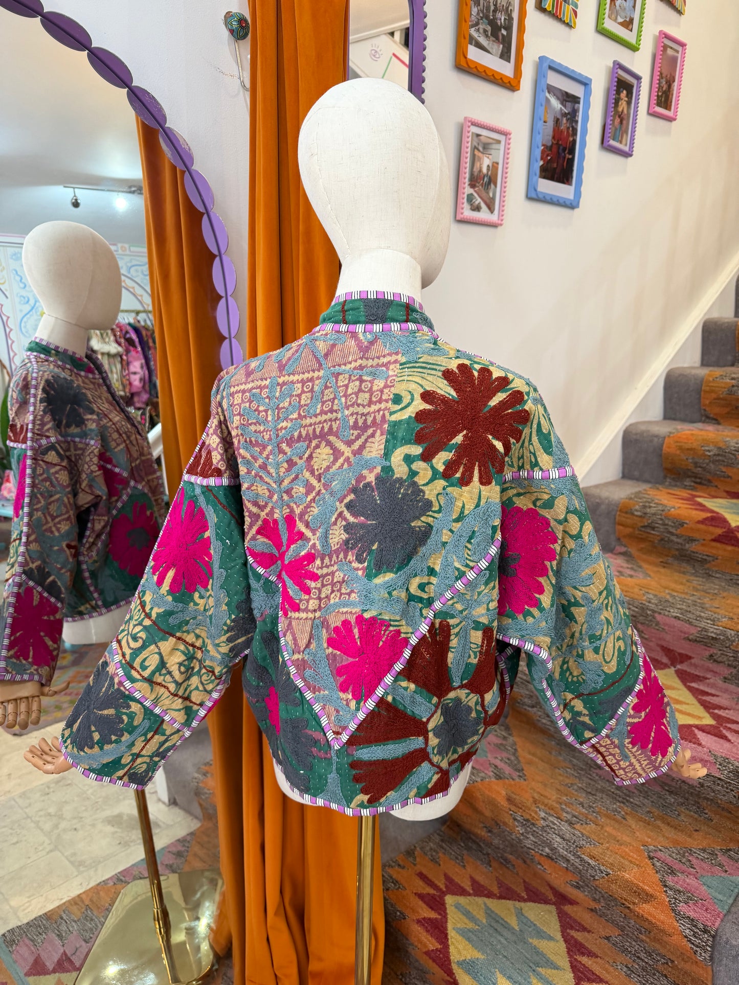 Blanket Kantha Jacket - 13