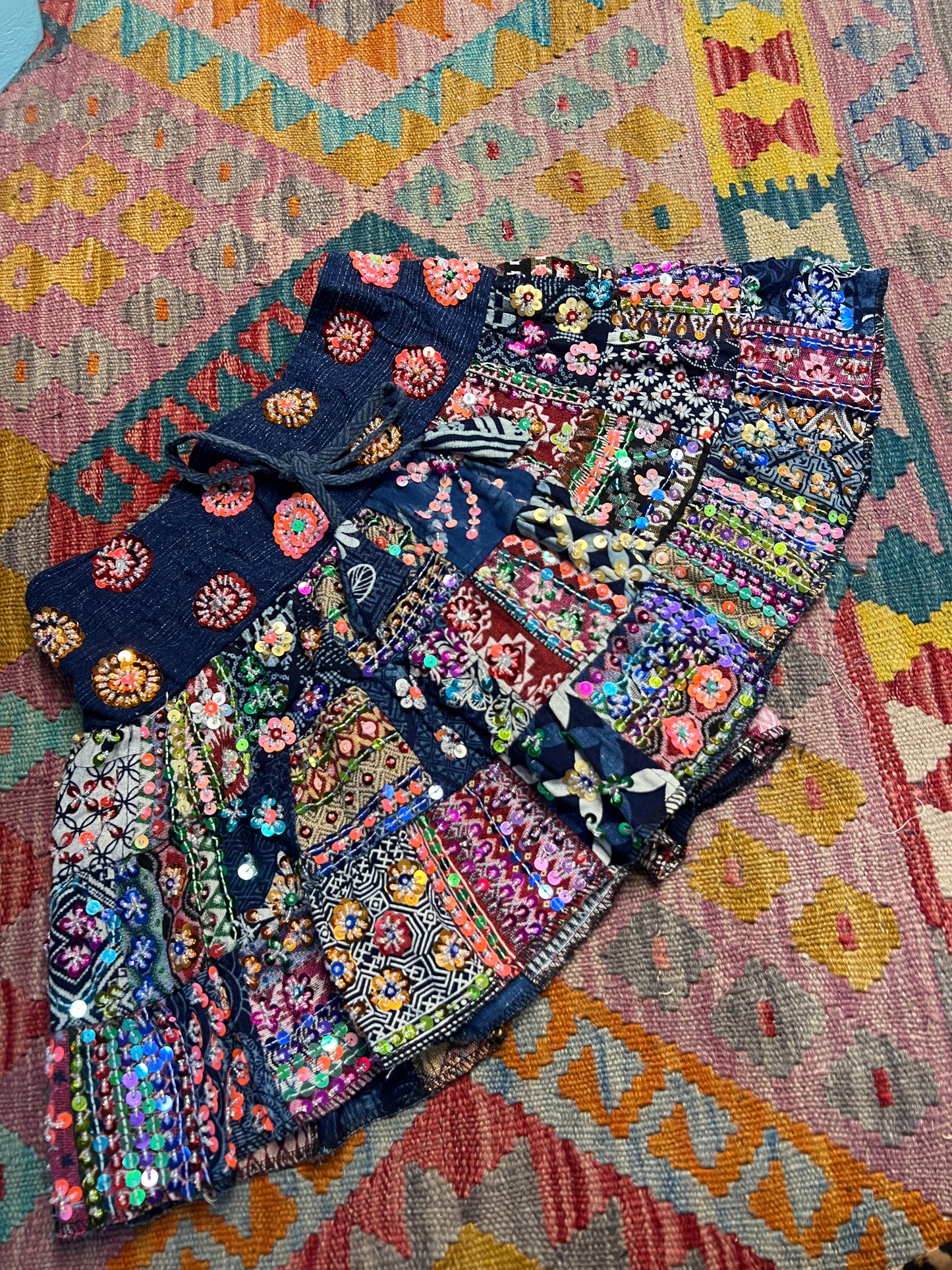 Gypsy Soul Mini Patchwork Skirt - 4