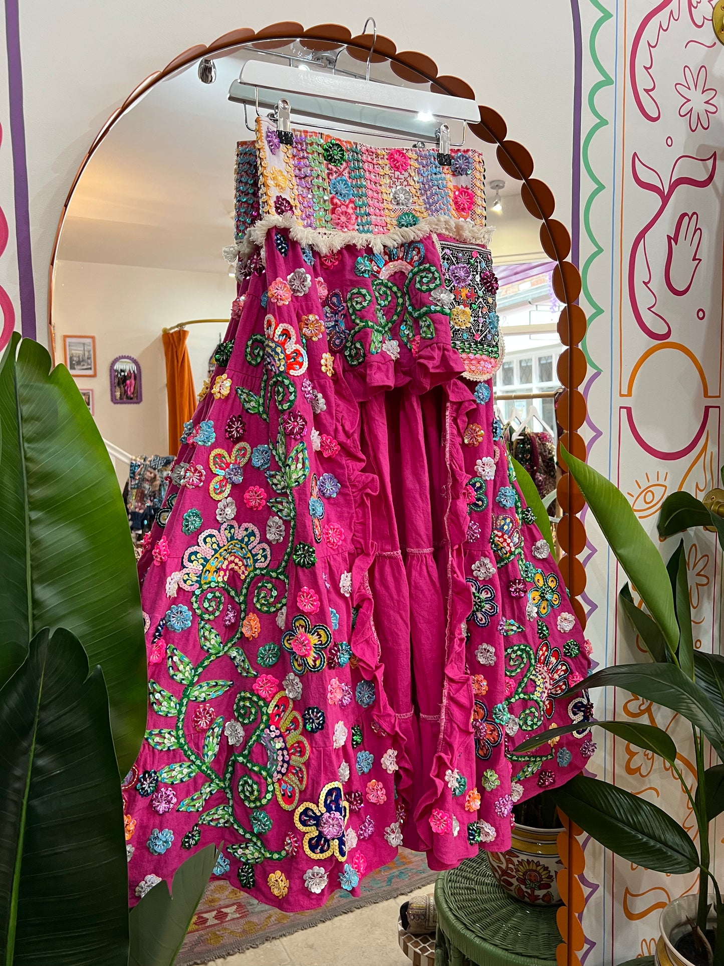 Gypsy Soul Ibiza Skirt Pink - 1