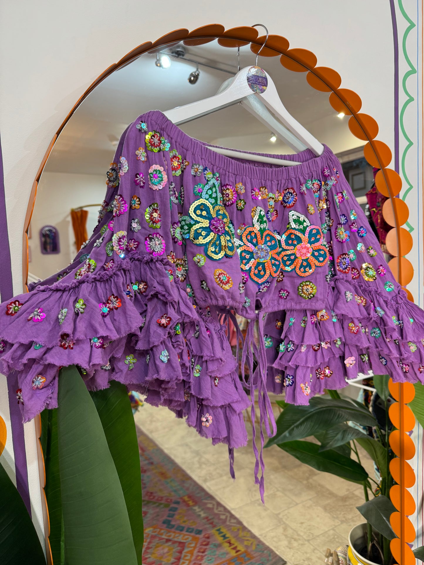 Gypsy Soul Off The Shoulder Top - Purple - 7