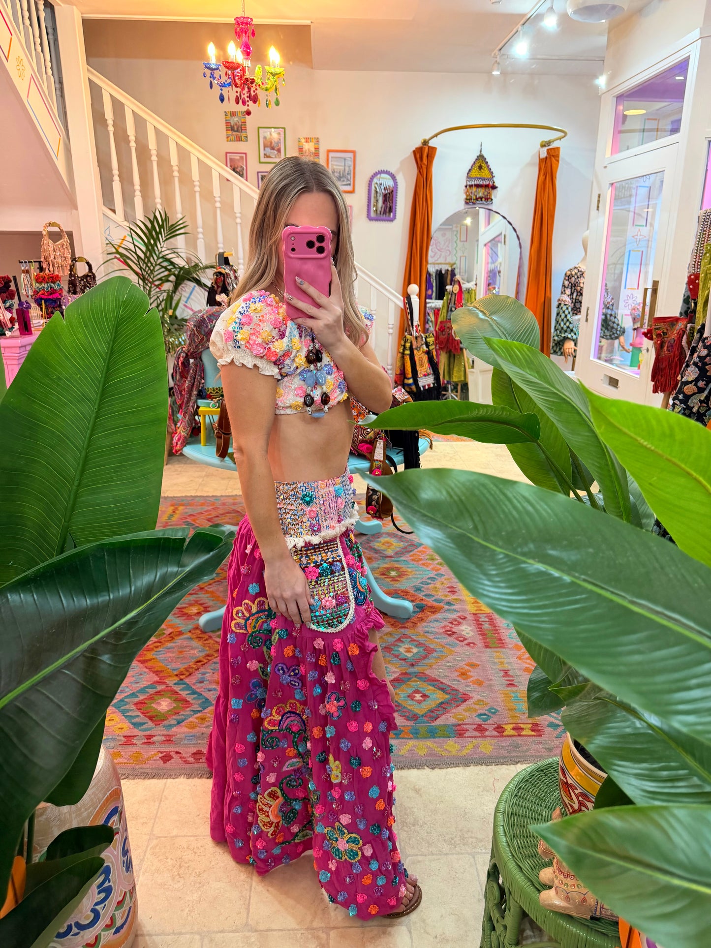 Gypsy Soul Ibiza Skirt Pink - 4