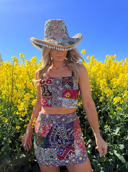 Vintage Sari Co ord