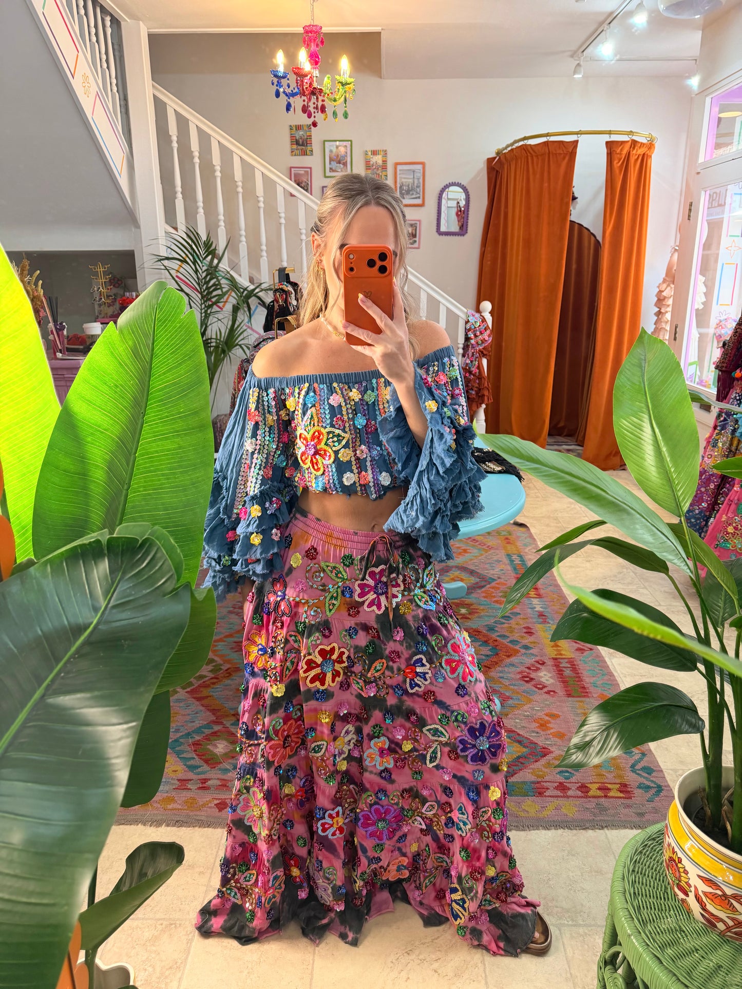 Gypsy Soul Ibiza Tie Dye Skirt