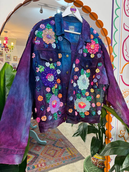 Gypsy Soul Denim Tie Dye Jacket - 7