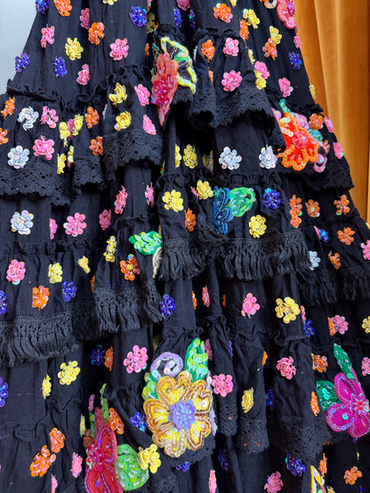 Gypsy Soul Maxi Dress in Black
