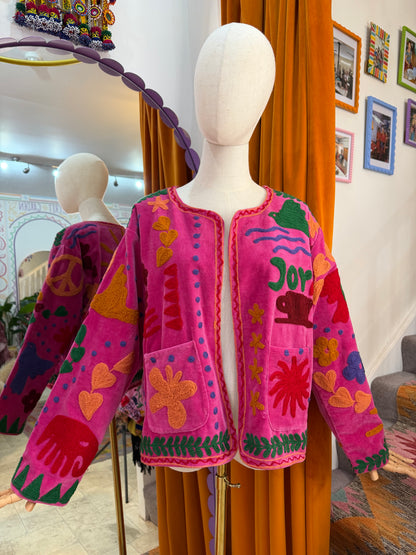 Joy Velvet Duster Jacket