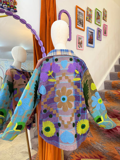 Suzani Kantha Shacket