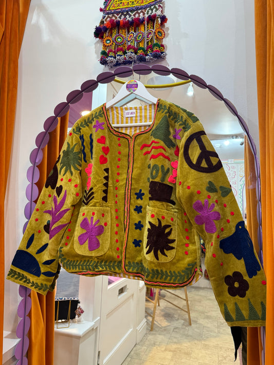 Joy Velvet Duster Jacket - 10