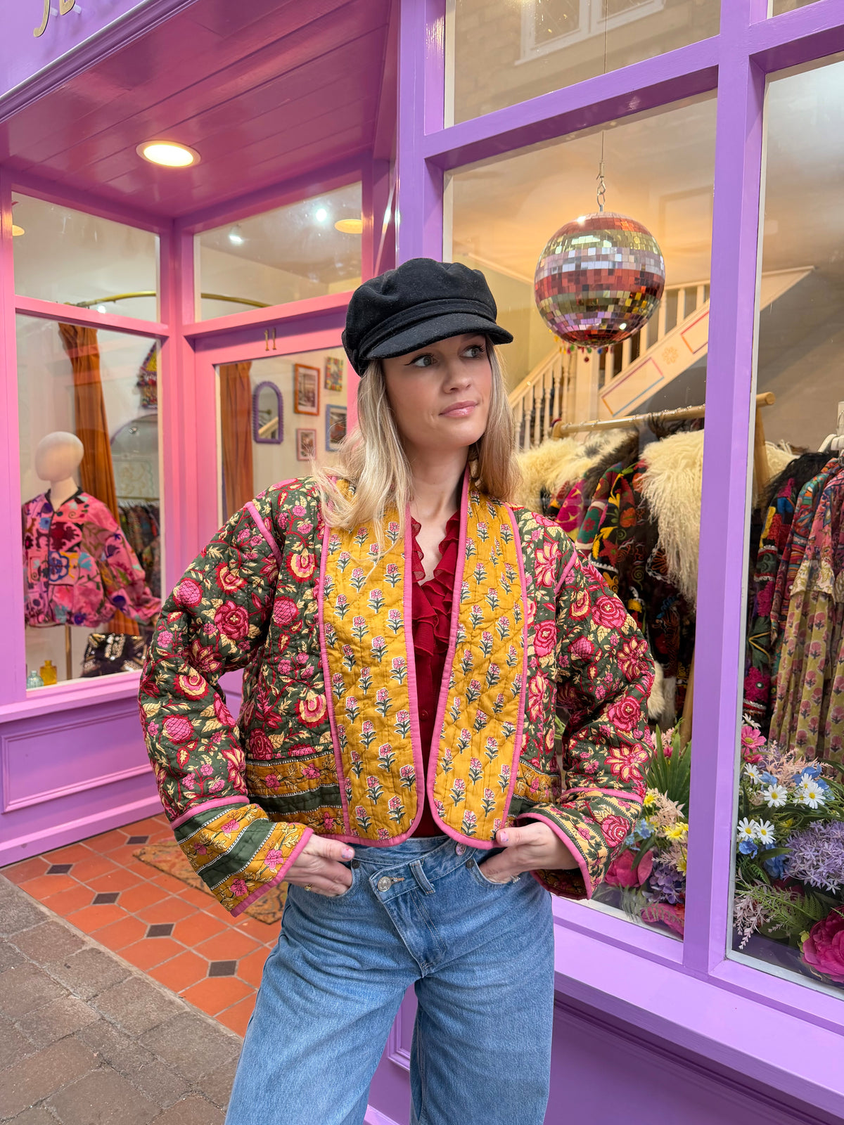 Rose Quilted Jacket