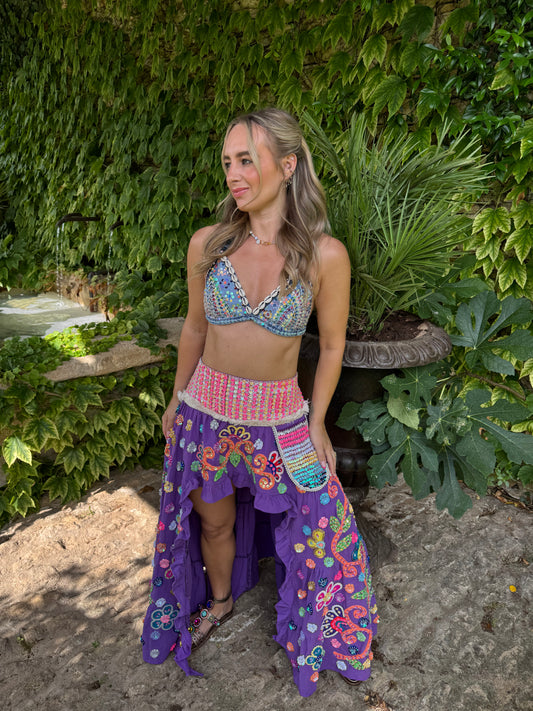 Gypsy Soul Ibiza Skirt Purple - 3