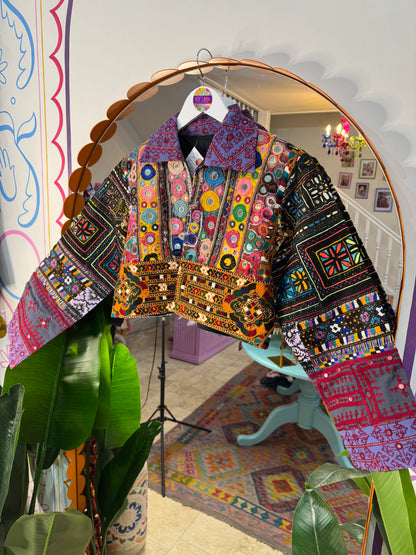 Jaipur Cropped Jacket SIZE UK 6-12