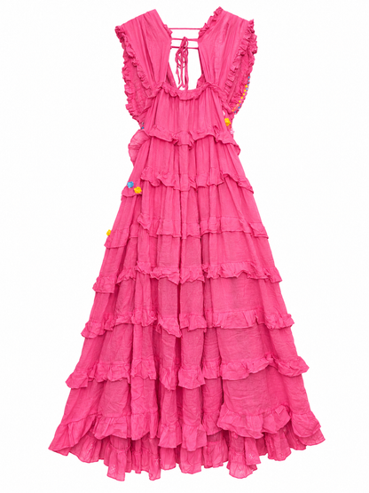 Gypsy Soul Maxi Dress in Pink