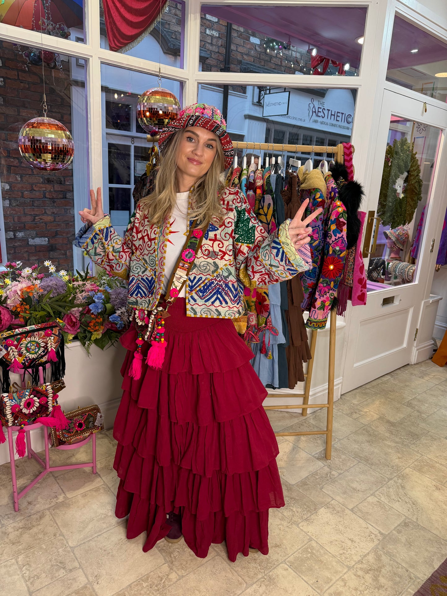 Bohemia Ruffle Maxi Skirt