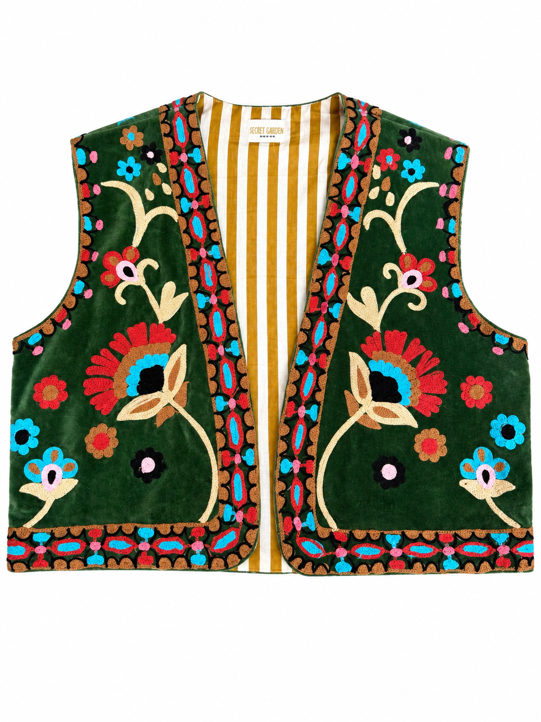 Velvet Flower Waistcoat
