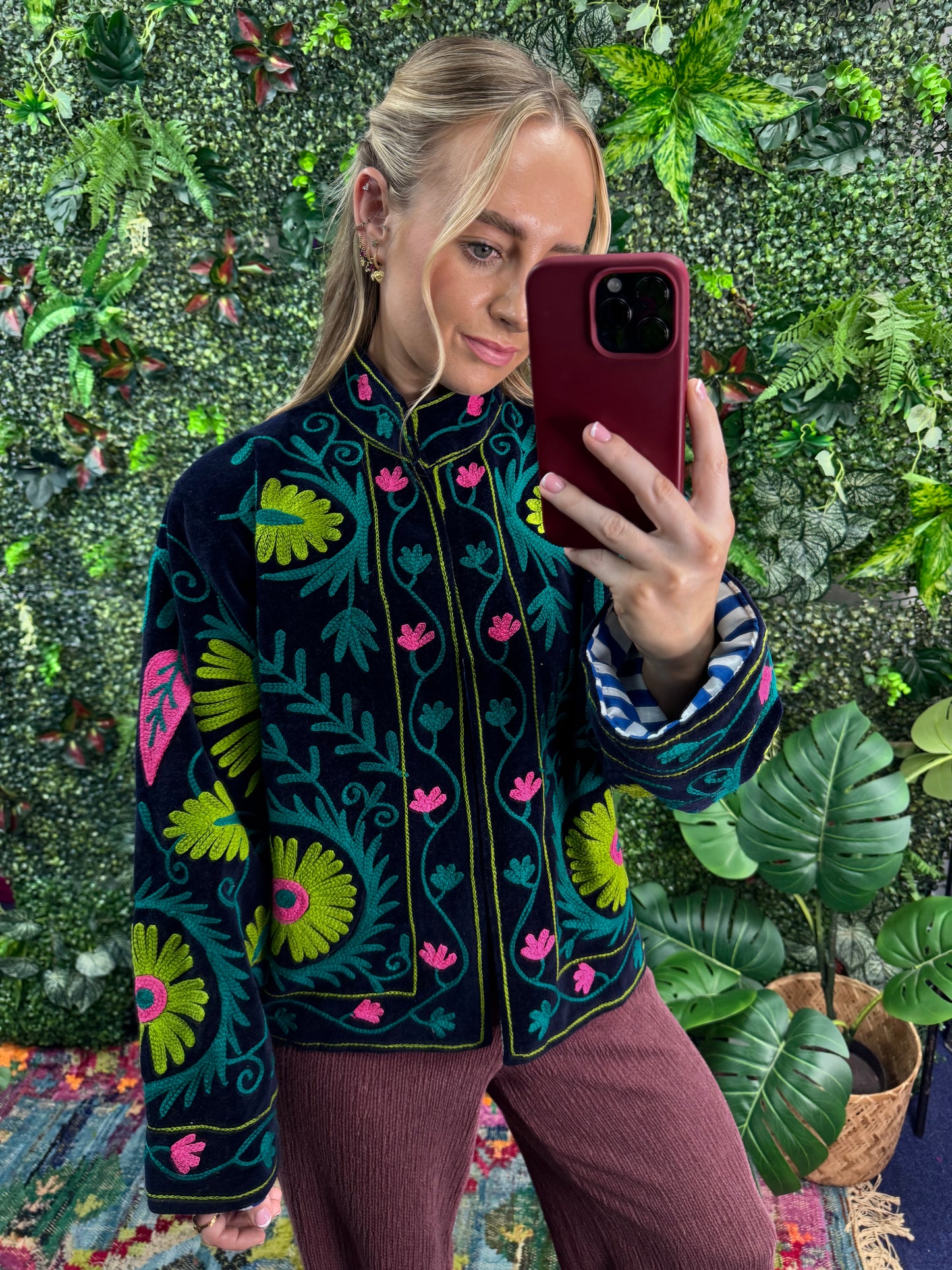 Velvet Suzani Kimono Jacket