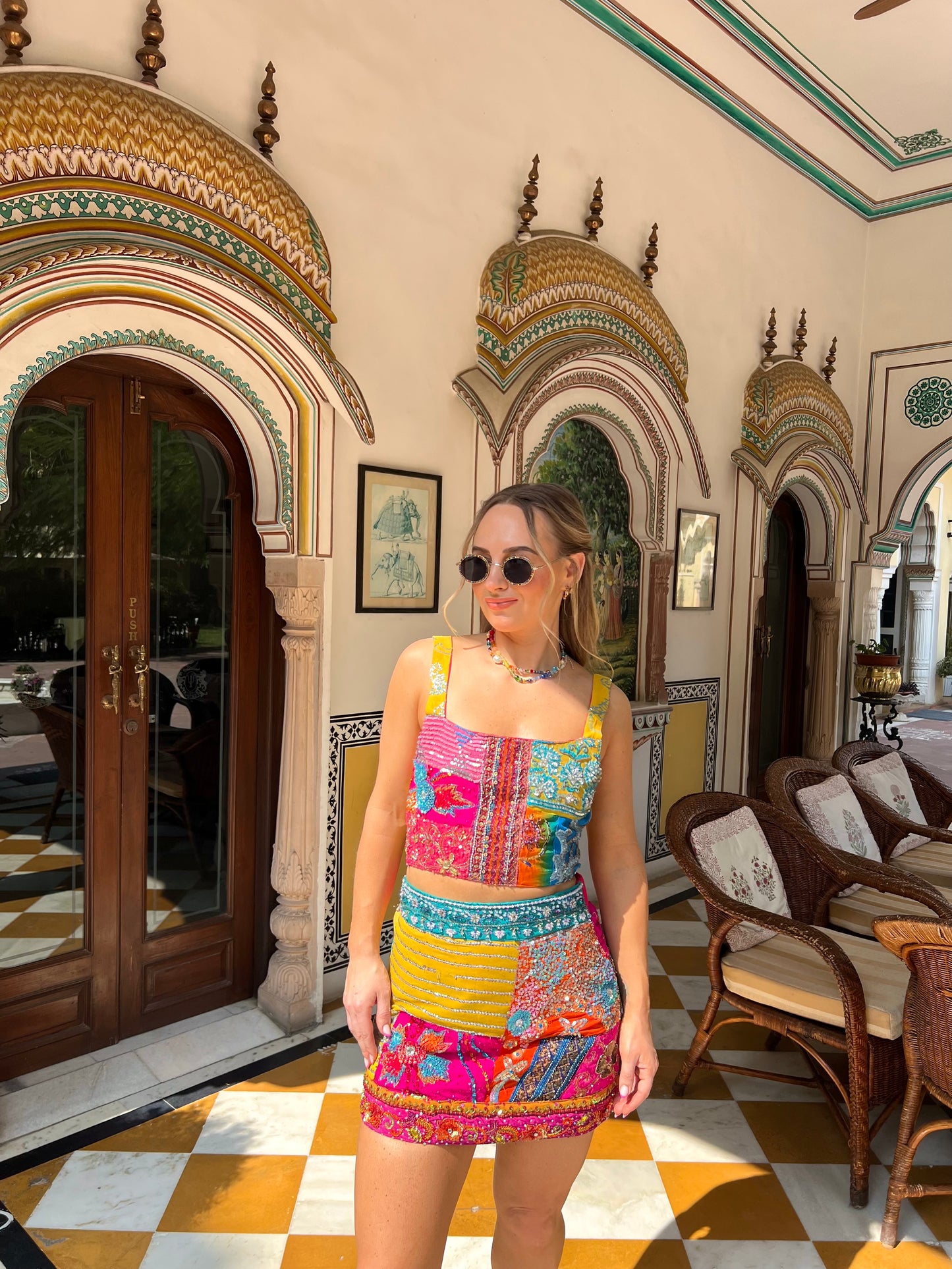Vintage Sari Co ord
