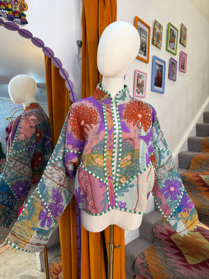 Blanket Kantha Jacket