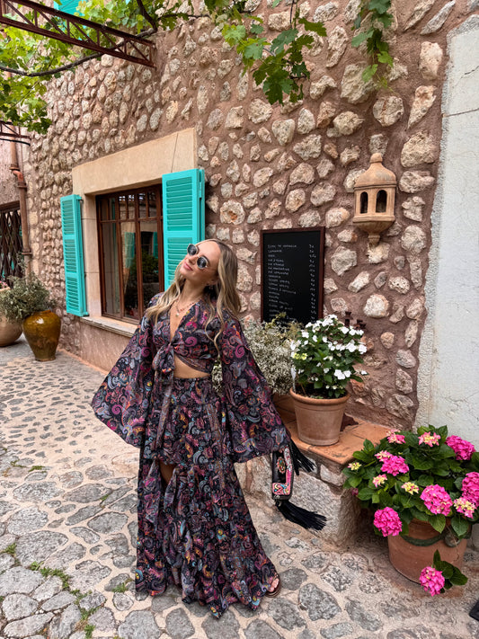 Valentina Top & Maxi Skirt Set