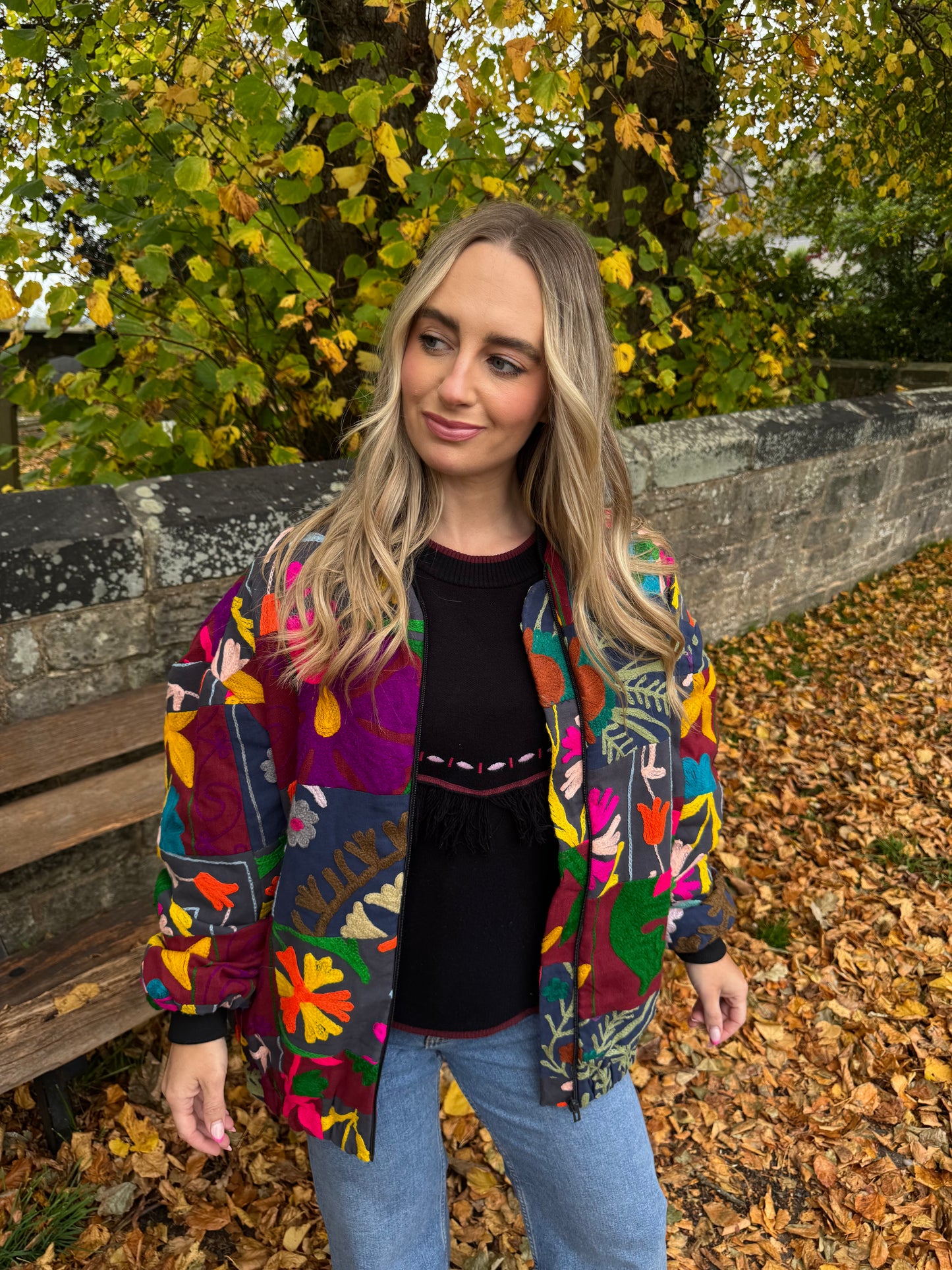 Suzani Oversized Bomber