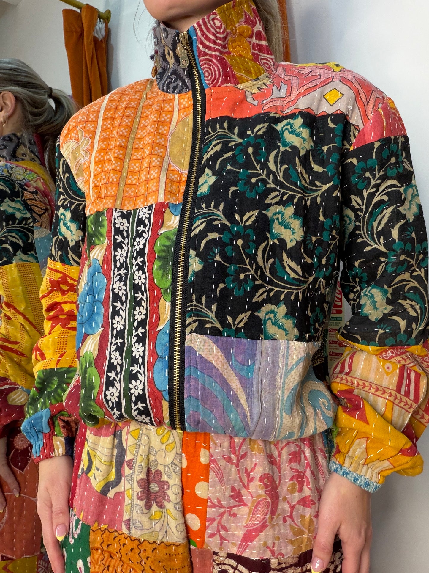 Blanket Kantha Bomber - 10 - UK 12