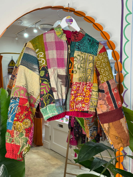 Blanket Kantha Bomber - 2