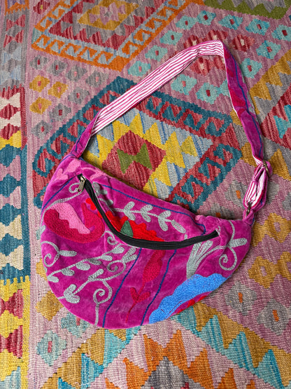Suzani Velvet Bum Bags