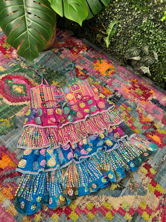 Gypsy Soul Tie Dye Ruffle Dress - 2