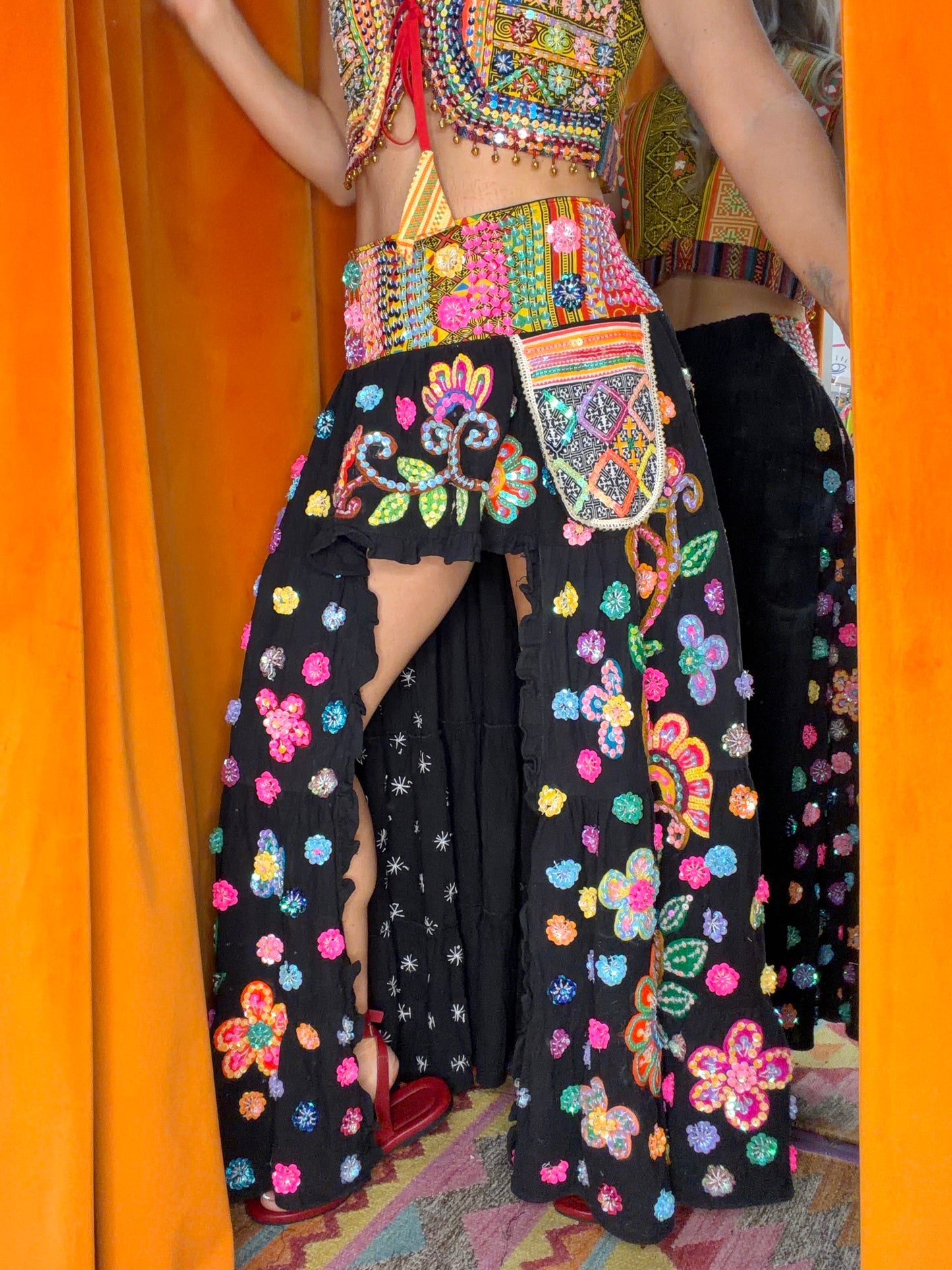 Gypsy Soul Black Ibiza Skirt